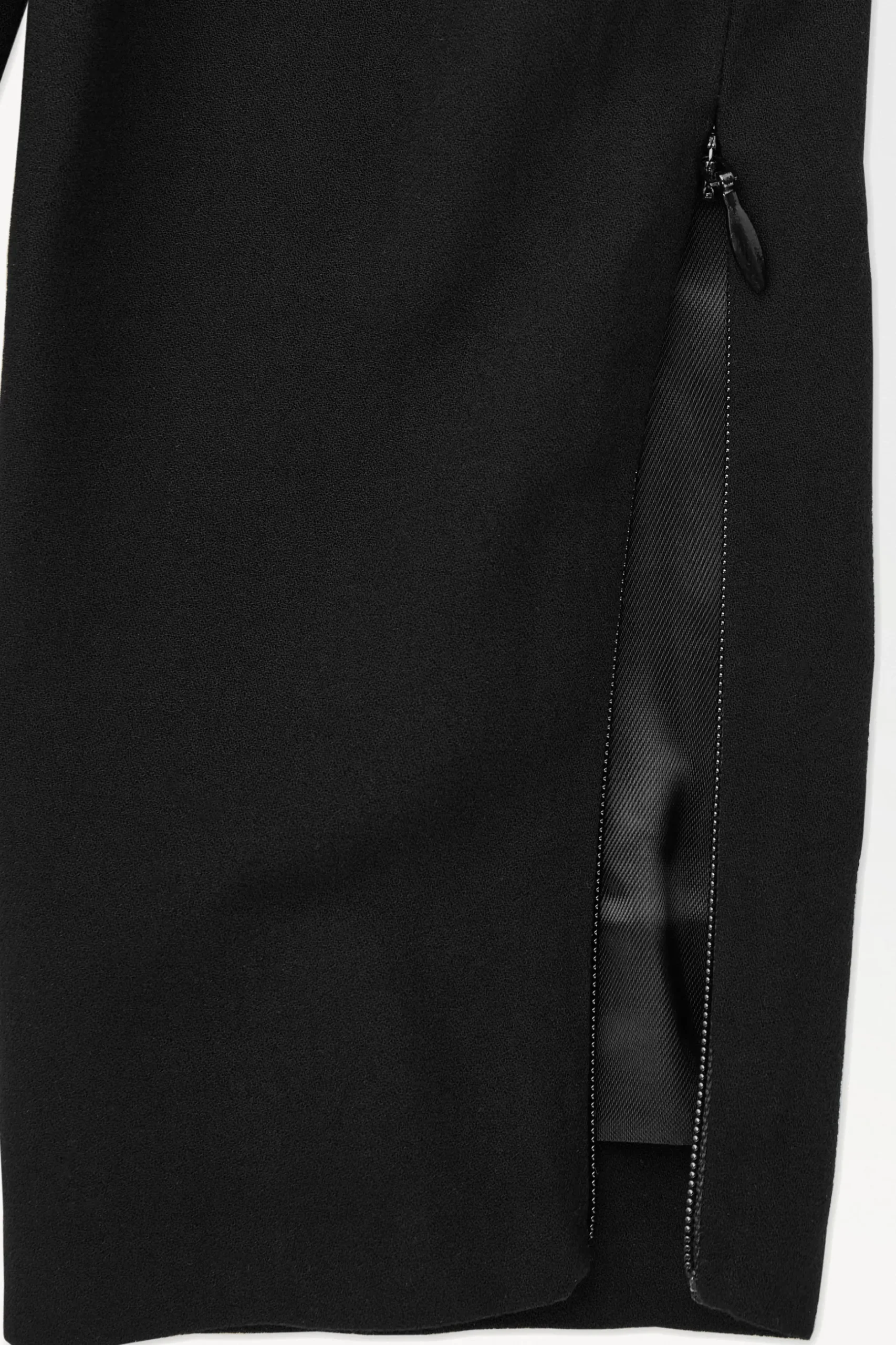 Fashion COS DRAPOWANA SUKIENKA MINI Z WYCIĘCIEM NA PLECACH