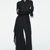 Discount COS DRAPOWANE PROSTE SPODNIE – RELAXED FIT