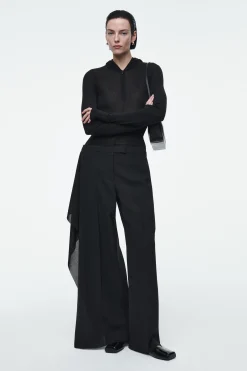 Discount COS DRAPOWANE PROSTE SPODNIE – RELAXED FIT
