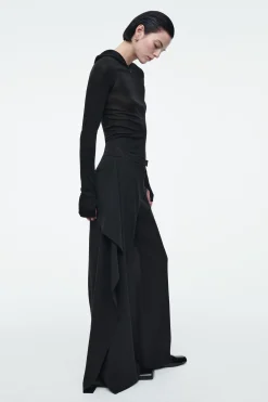 Discount COS DRAPOWANE PROSTE SPODNIE – RELAXED FIT
