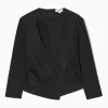 Hot COS DRAPOWANY DŻINSOWY TOP