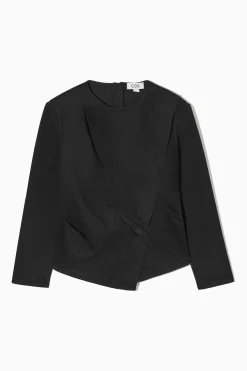 Hot COS DRAPOWANY DŻINSOWY TOP
