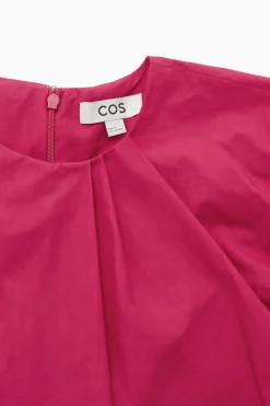 Sale COS DRAPOWANY TOP BEZ RĘKAWÓW Z ZEBRANYM MATERIAŁEM