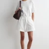 Sale COS DRAWSTRING COTTON SHORTS