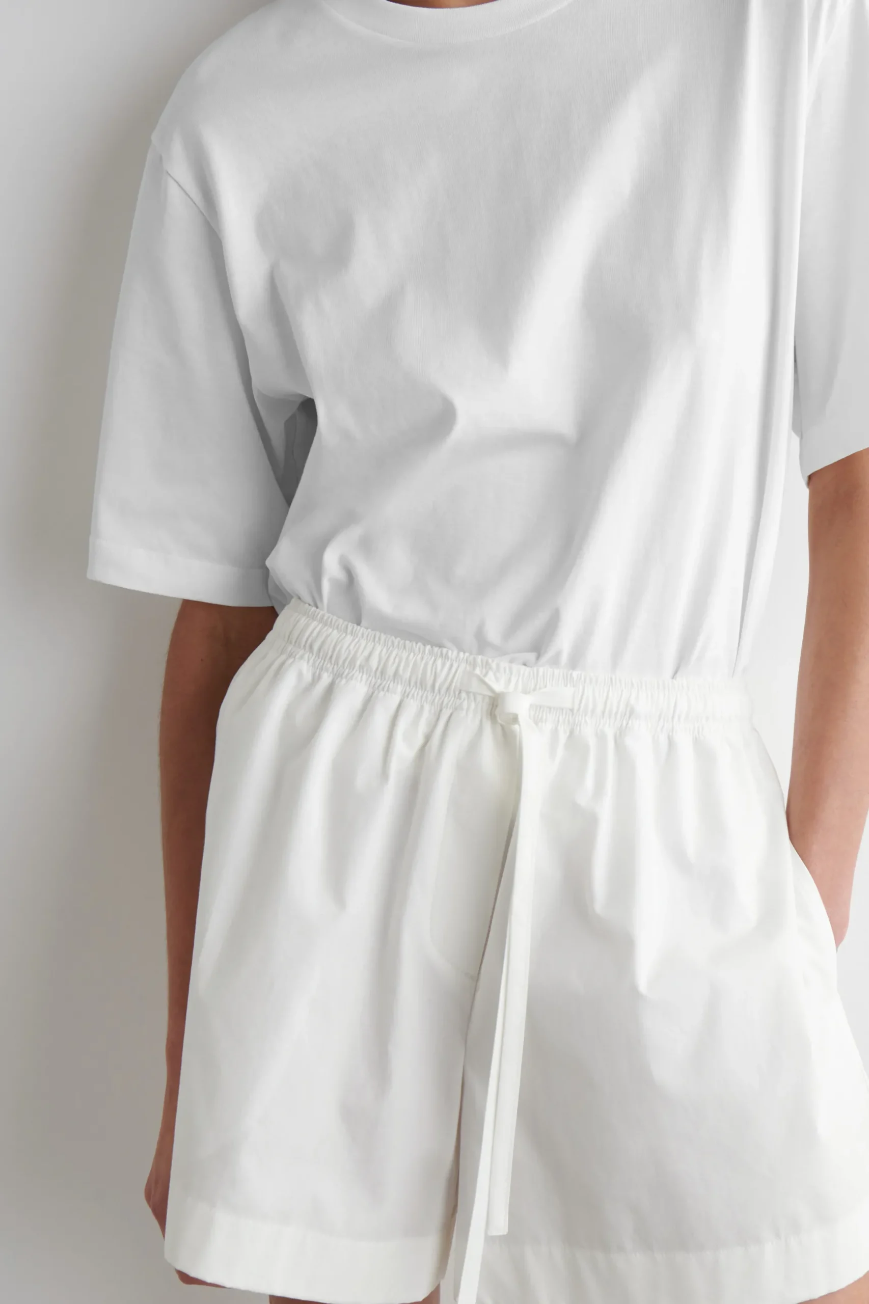 Sale COS DRAWSTRING COTTON SHORTS