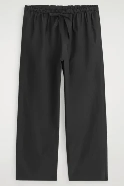 Hot COS DRAWSTRING COTTON TROUSERS