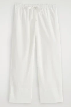 Fashion COS DRAWSTRING COTTON TROUSERS