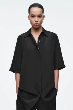 Fashion COS DŁUGA KOSZULA Z JEDWABIU