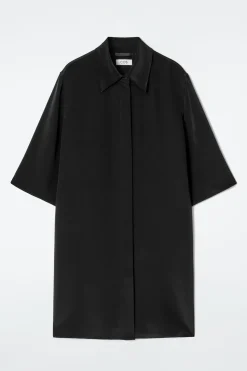 Fashion COS DŁUGA KOSZULA Z JEDWABIU