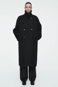 Sale COS DWURZĘDOWY WEŁNIANY PŁASZCZ OVERSIZE