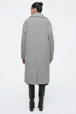 Hot COS DWURZĘDOWY WEŁNIANY PŁASZCZ OVERSIZE