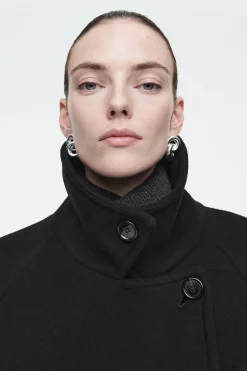 Sale COS DWURZĘDOWY WEŁNIANY PŁASZCZ OVERSIZE