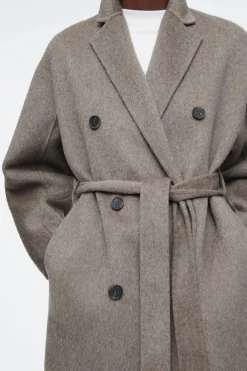 Outlet COS DWURZĘDOWY WEŁNIANY PŁASZCZ OVERSIZE