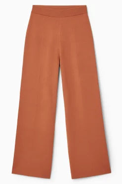 Discount COS DWUSTRONNE DZIANINOWE SPODNIE