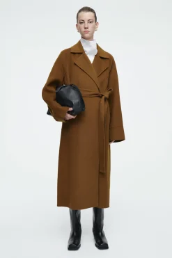 Fashion COS DWUSTRONNY PŁASZCZ Z PASKIEM Z MIESZANKI Z WEŁNĄ
