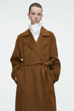 Fashion COS DWUSTRONNY PŁASZCZ Z PASKIEM Z MIESZANKI Z WEŁNĄ