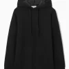 Clearance COS DWUWARSTWOWA DZIANINOWA BLUZA Z KAPTUREM