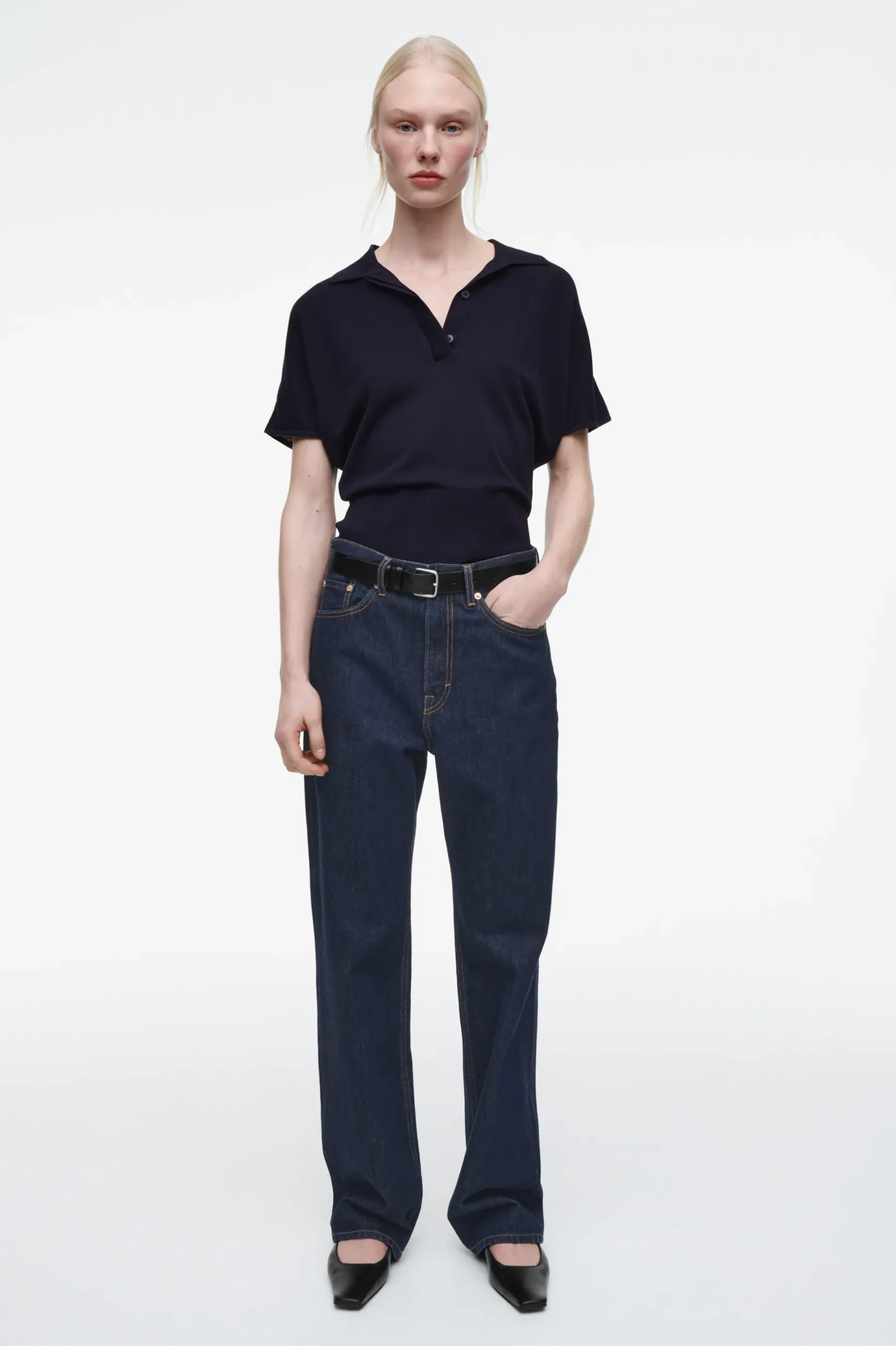 Outlet COS DZIANINOWA KOSZULKA POLO