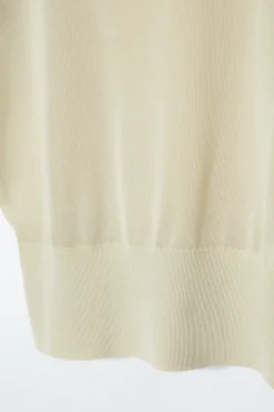 Discount COS DZIANINOWA KOSZULKA POLO Z ZAOKRĄGLONYM DEKOLTEM