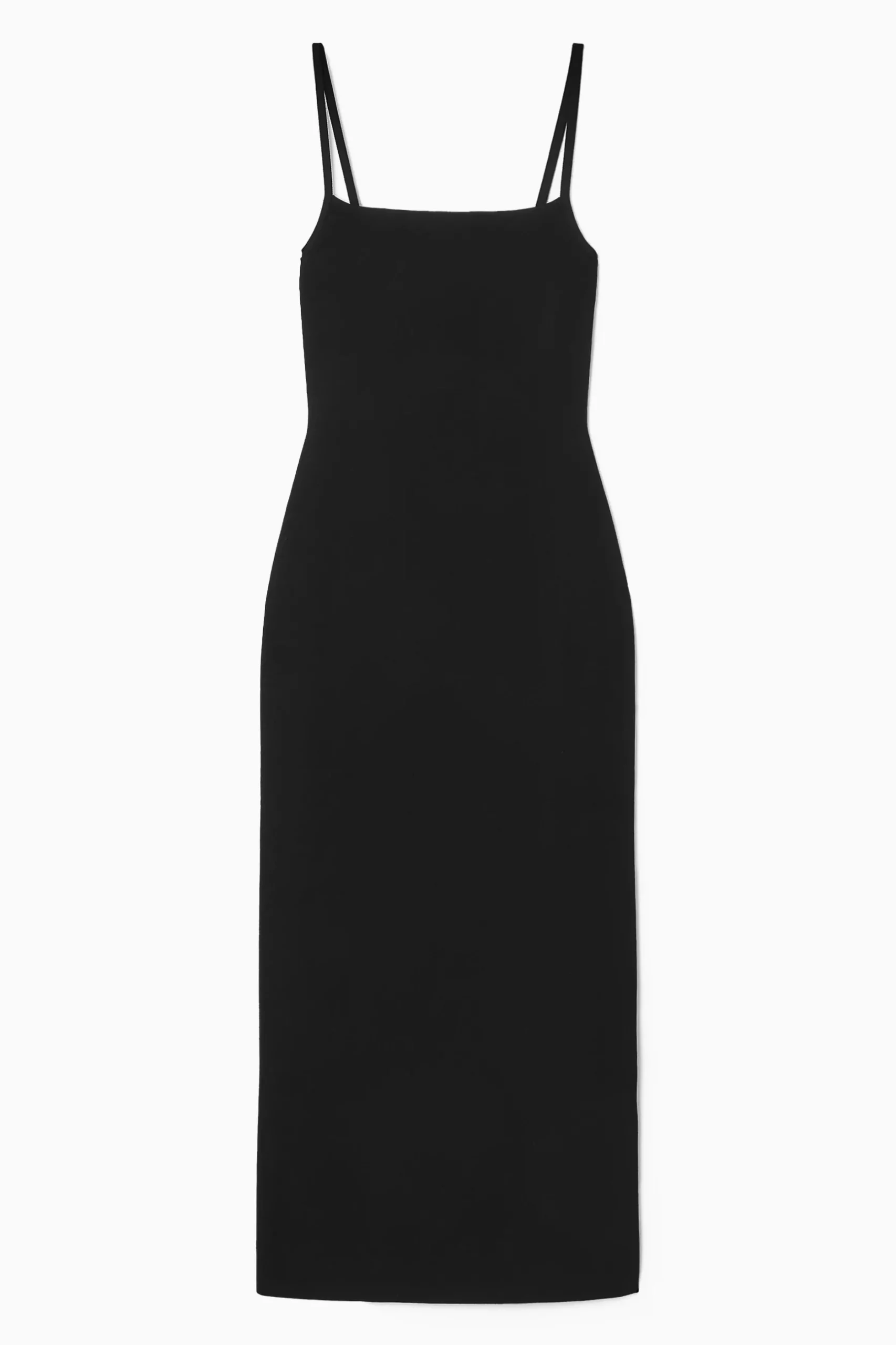 Clearance COS DZIANINOWA SUKIENKA BEZ ZAPIĘCIA Z DEKOLTEM KARO