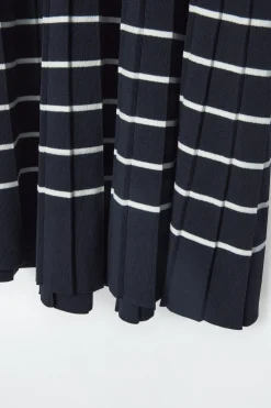 Sale COS DZIANINOWA SUKIENKA MINI W PASKI W STYLU POLO
