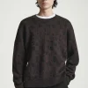 Outlet COS DZIANINOWY SWETER W GEOMETRYCZNY ŻAKARDOWY WZÓR