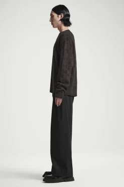 Outlet COS DZIANINOWY SWETER W GEOMETRYCZNY ŻAKARDOWY WZÓR