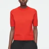 New COS DZIANINOWY T-SHIRT – REGULAR FIT