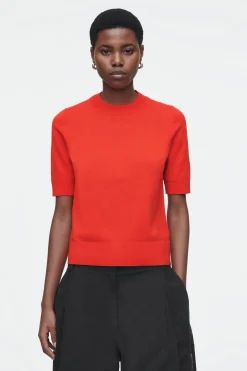 New COS DZIANINOWY T-SHIRT – REGULAR FIT