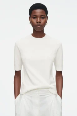 Best COS DZIANINOWY T-SHIRT – REGULAR FIT
