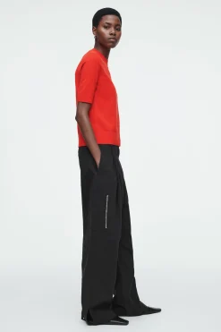 New COS DZIANINOWY T-SHIRT – REGULAR FIT