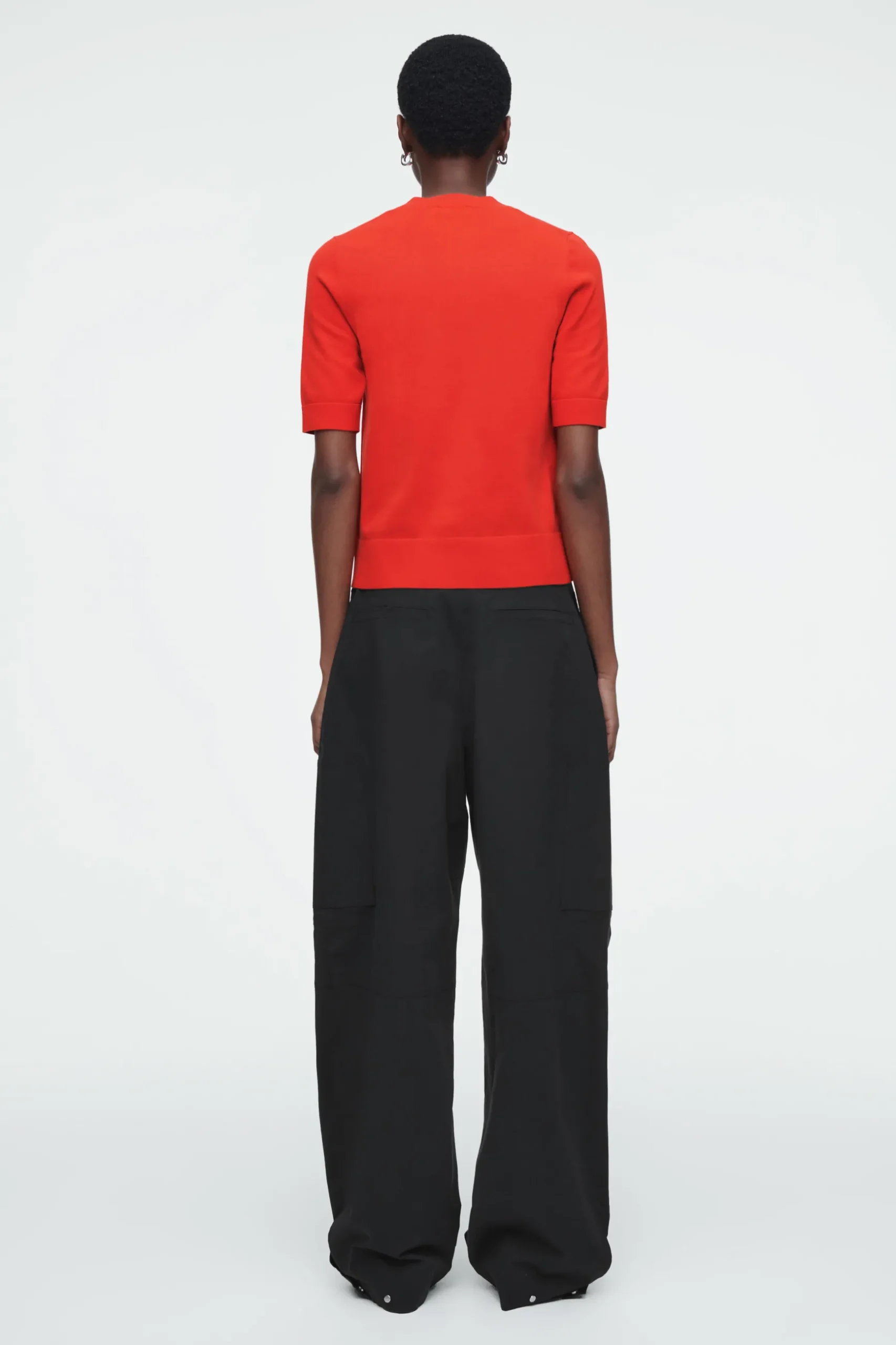 New COS DZIANINOWY T-SHIRT – REGULAR FIT
