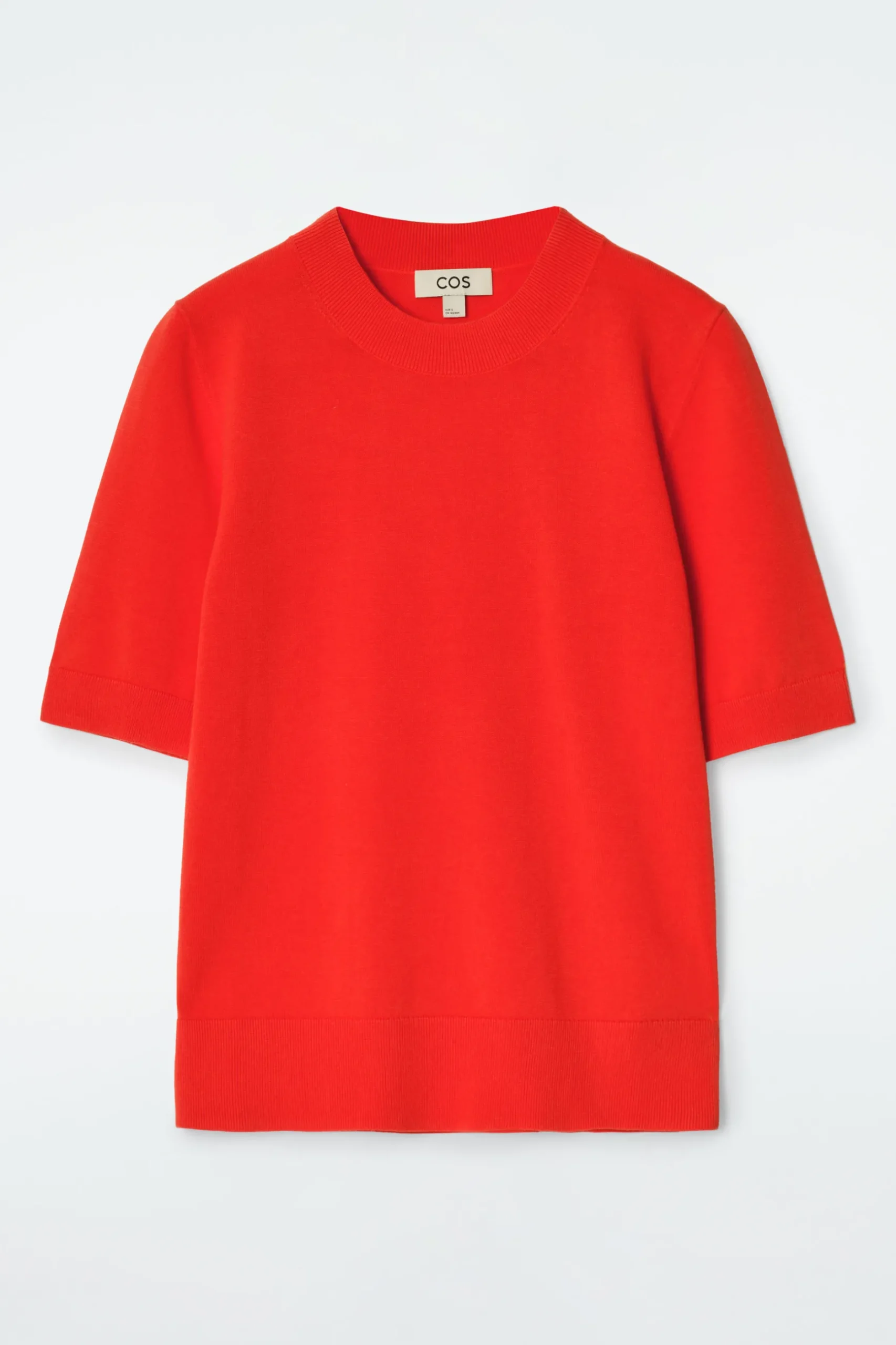 New COS DZIANINOWY T-SHIRT – REGULAR FIT