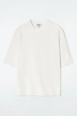 Best COS DZIANINOWY T-SHIRT – REGULAR FIT