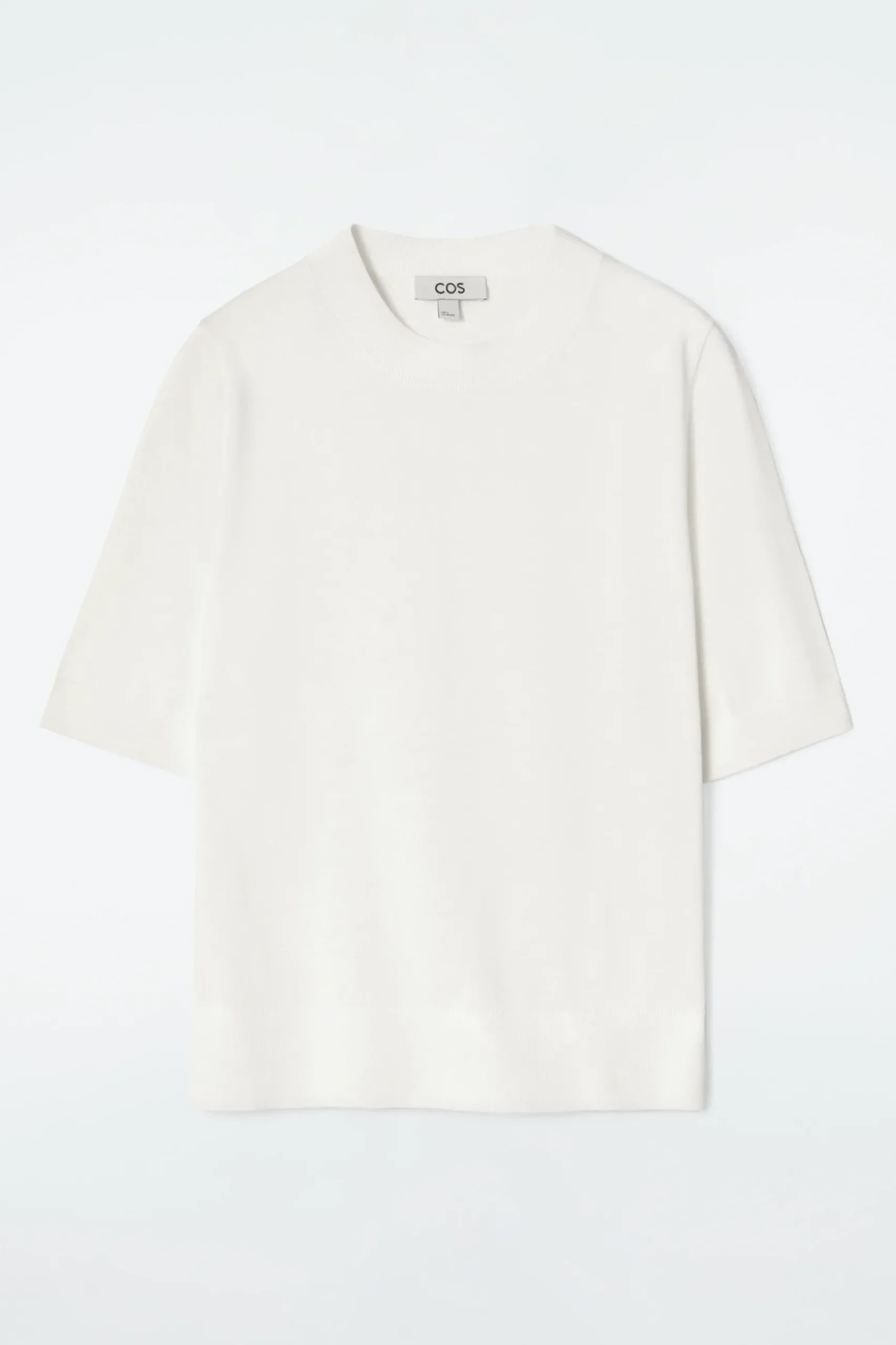 Best COS DZIANINOWY T-SHIRT – REGULAR FIT