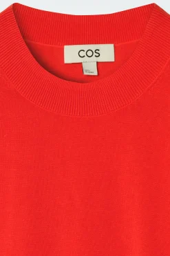New COS DZIANINOWY T-SHIRT – REGULAR FIT