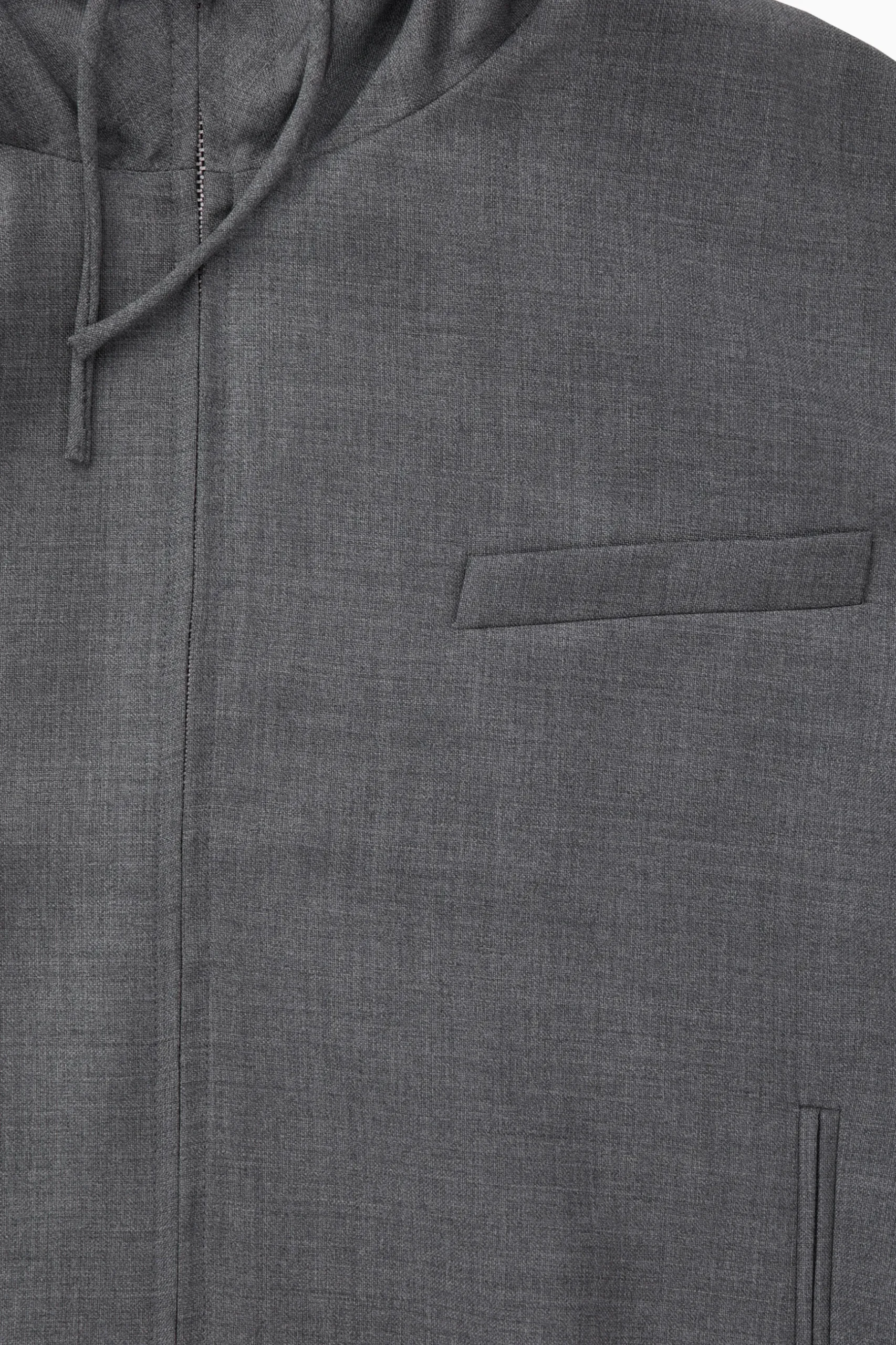 New COS ELEGANCKA WEŁNIANA KURTKA Z KAPTUREM