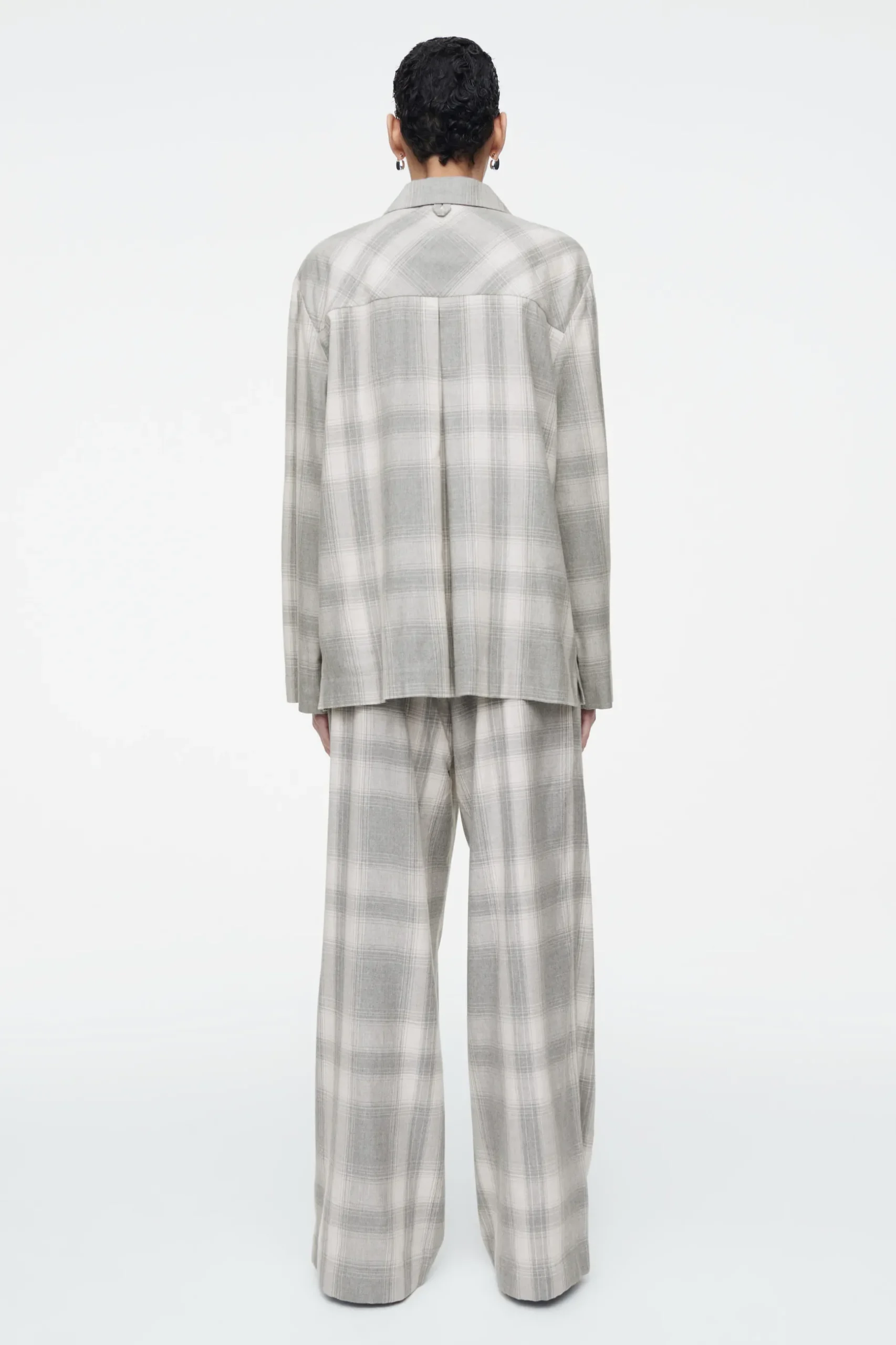 Outlet COS FLANELOWA KOSZULA OD PIŻAMY W KRATĘ