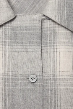 Outlet COS FLANELOWA KOSZULA OD PIŻAMY W KRATĘ