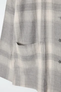 Outlet COS FLANELOWA KOSZULA OD PIŻAMY W KRATĘ