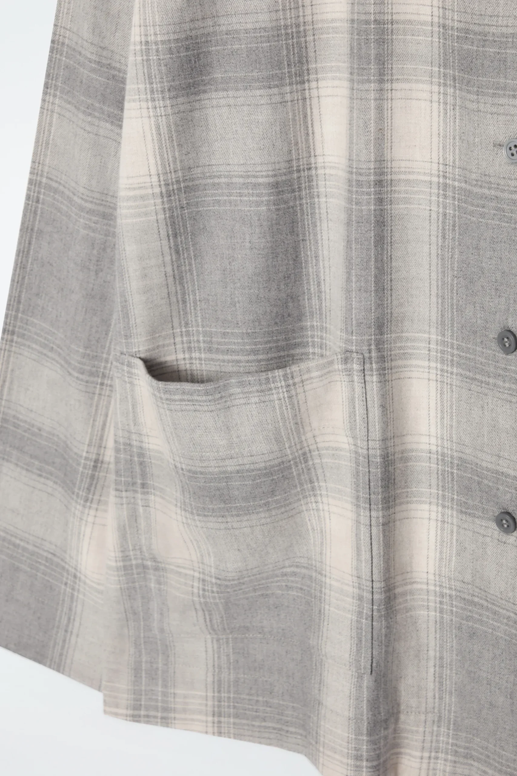 Outlet COS FLANELOWA KOSZULA OD PIŻAMY W KRATĘ