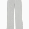 Hot COS FLARED JERSEY TROUSERS