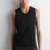 New COS GATHERED COTTON TANK TOP