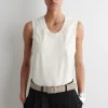 Clearance COS GATHERED COTTON TANK TOP