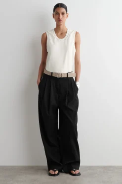 Clearance COS GATHERED COTTON TANK TOP