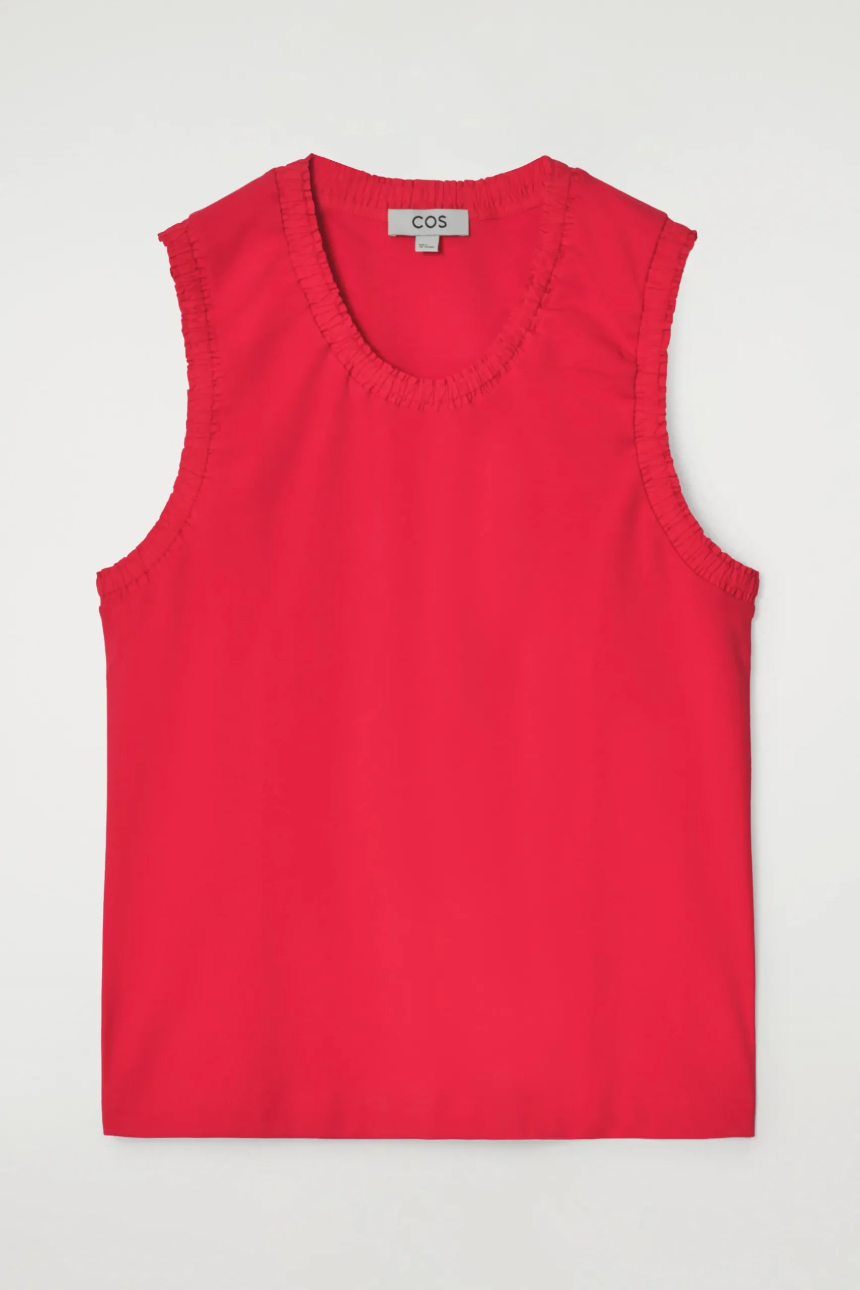 Hot COS GATHERED COTTON TANK TOP