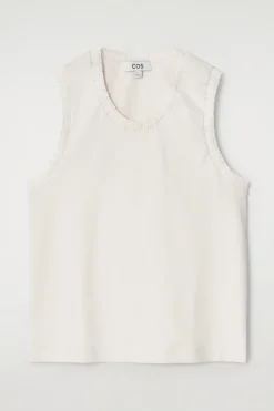 Clearance COS GATHERED COTTON TANK TOP