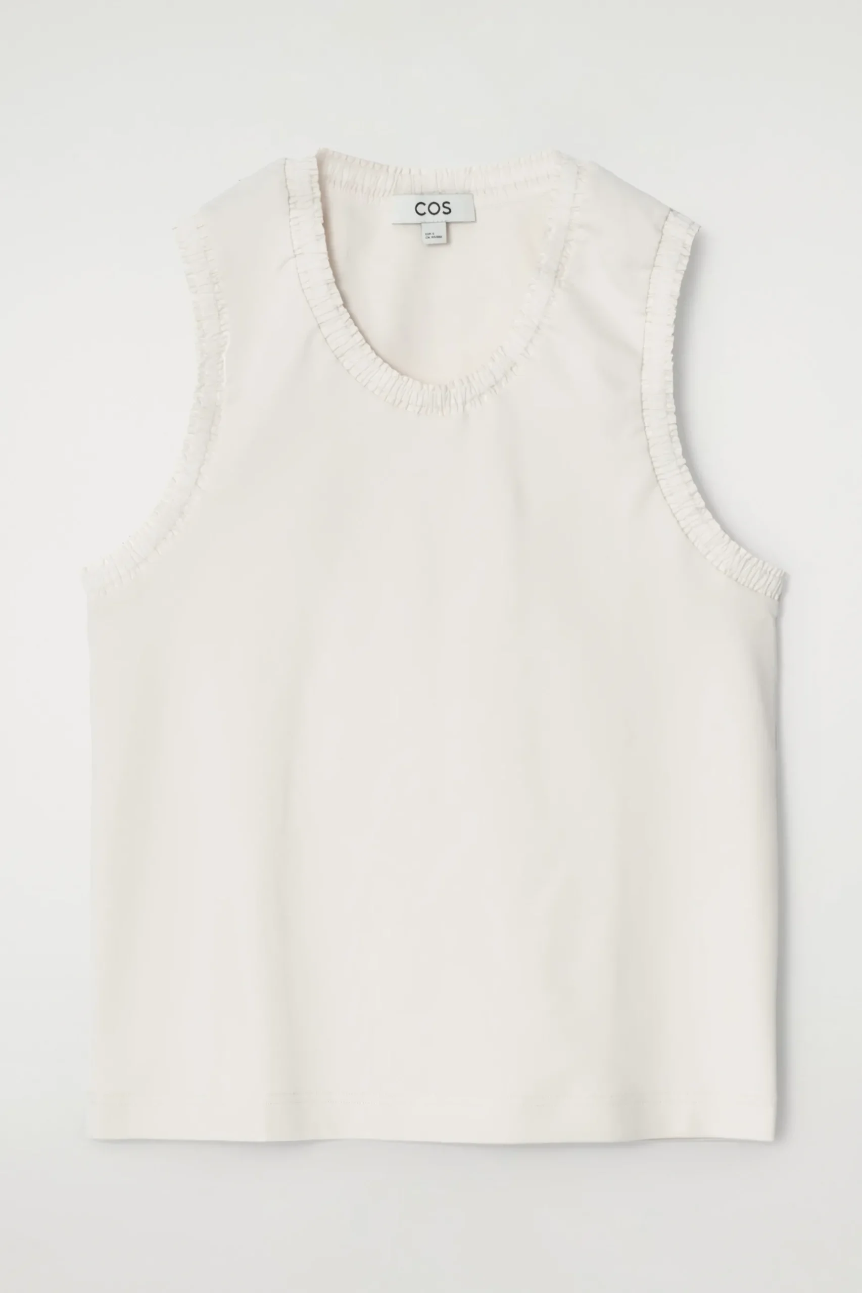 Clearance COS GATHERED COTTON TANK TOP