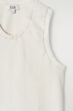 Clearance COS GATHERED COTTON TANK TOP