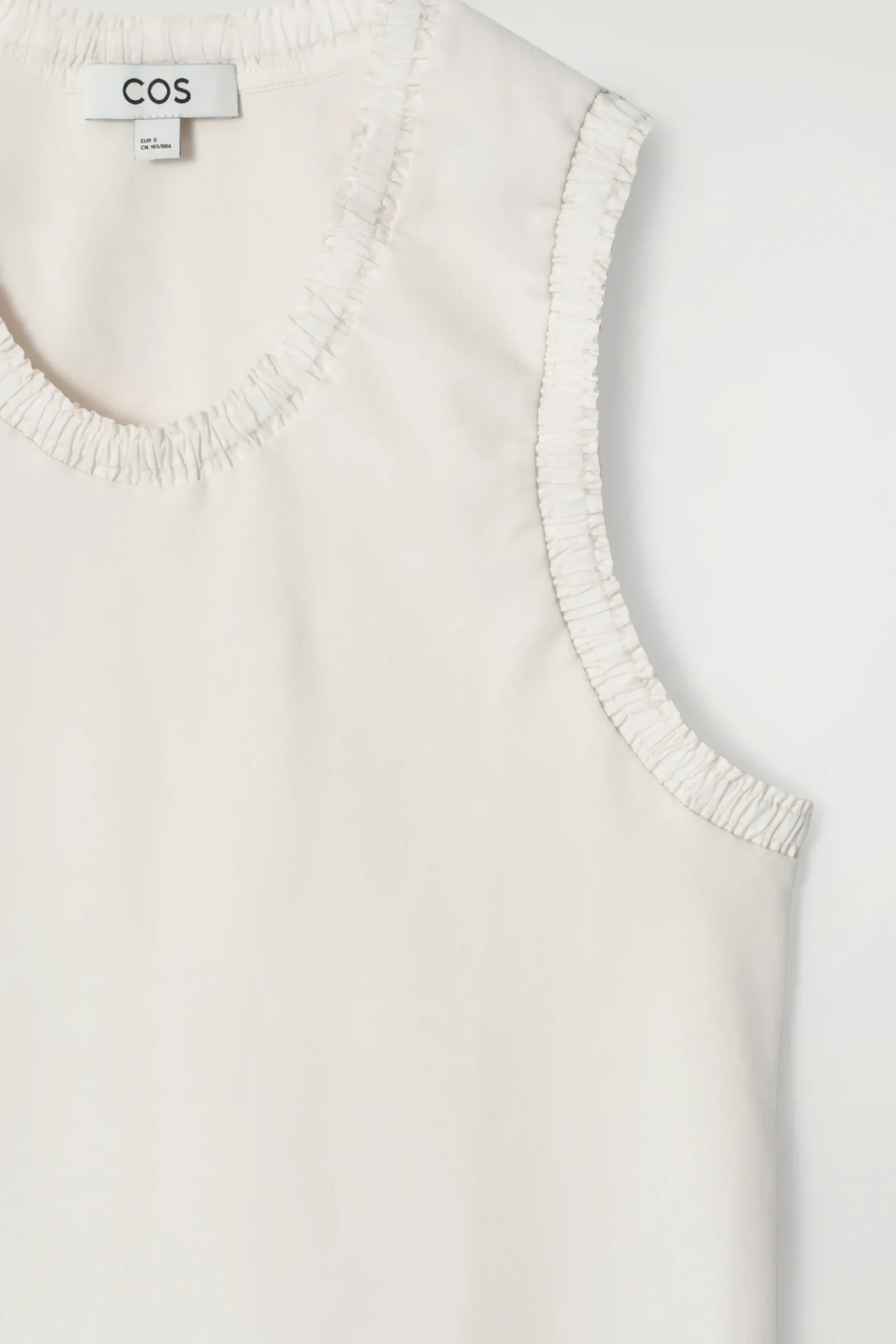 Clearance COS GATHERED COTTON TANK TOP